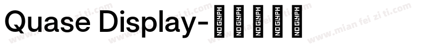 Quase Display字体转换
